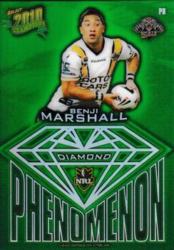 2010 NRL Champions - NRL Phenomenon Diamond Cards #P8 Benji Marshall Front